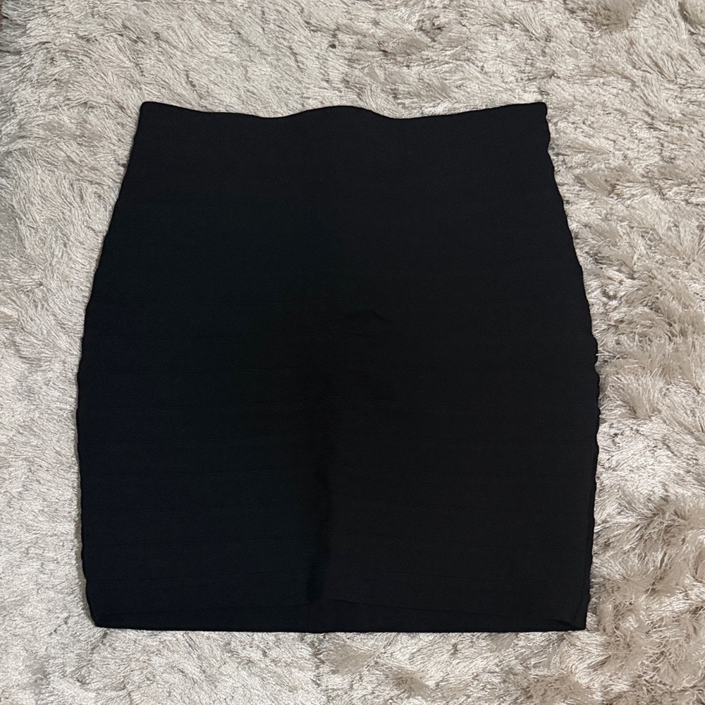 Express Black Mini Skirt